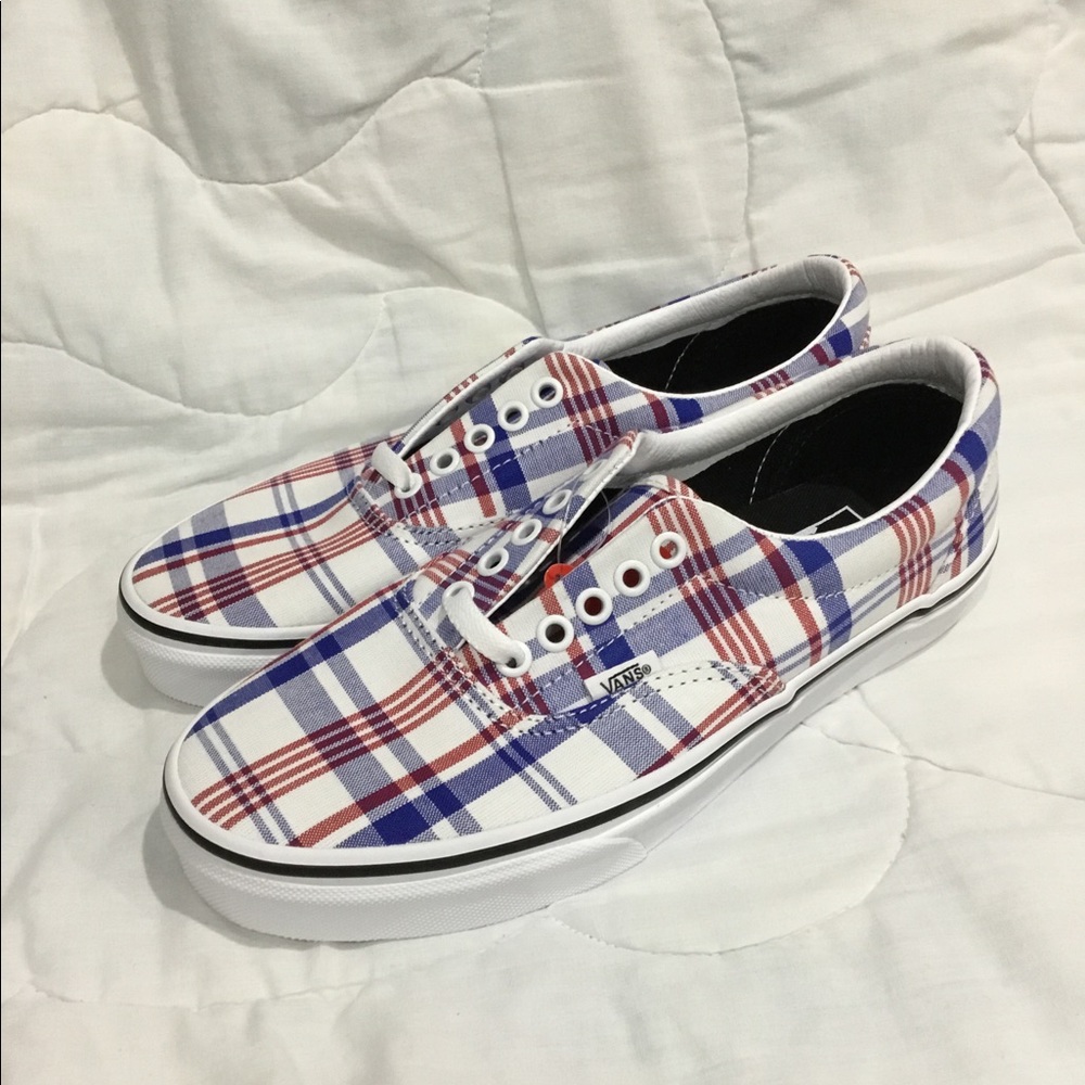 Vans  Era plaid skate shoes